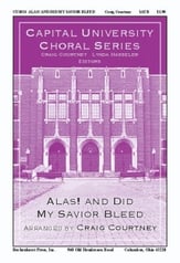 Alas! And Did My Savior Bleed SATB choral sheet music cover